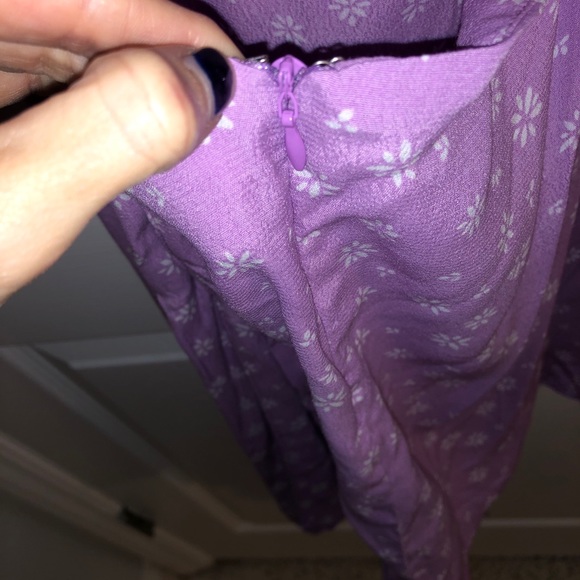 Spring Time Purple Flower Dress - Picture 4 of 5